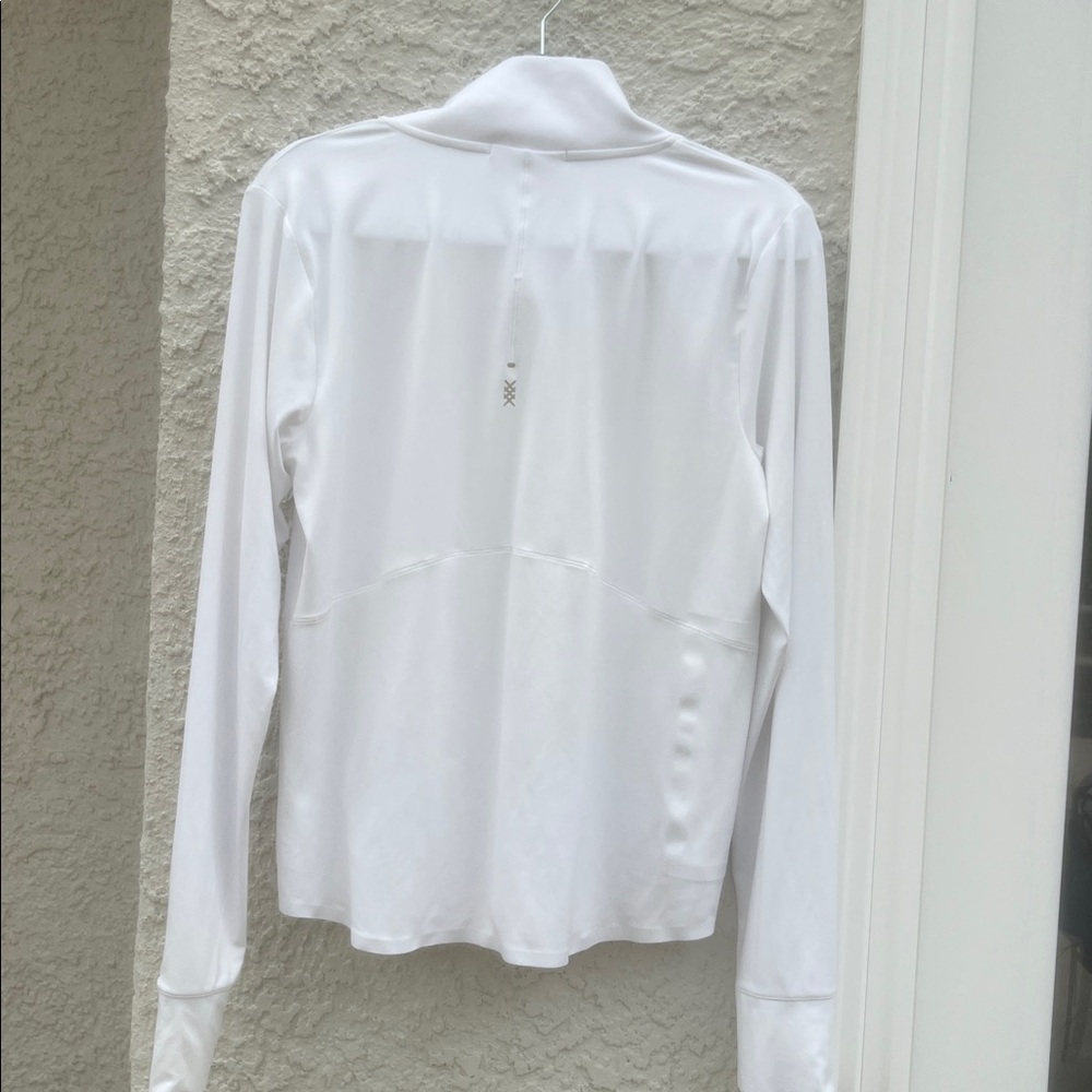 RHONE Women's Course to Court White 1/4 Zip Active Pullover Size L - Picture 7 of 9